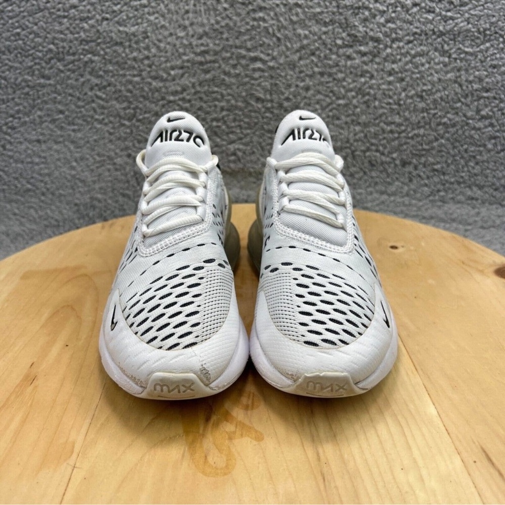 Nike Air Max 270 Womens Size 5.5 Shoes Athletic Running White Black Sneakers
